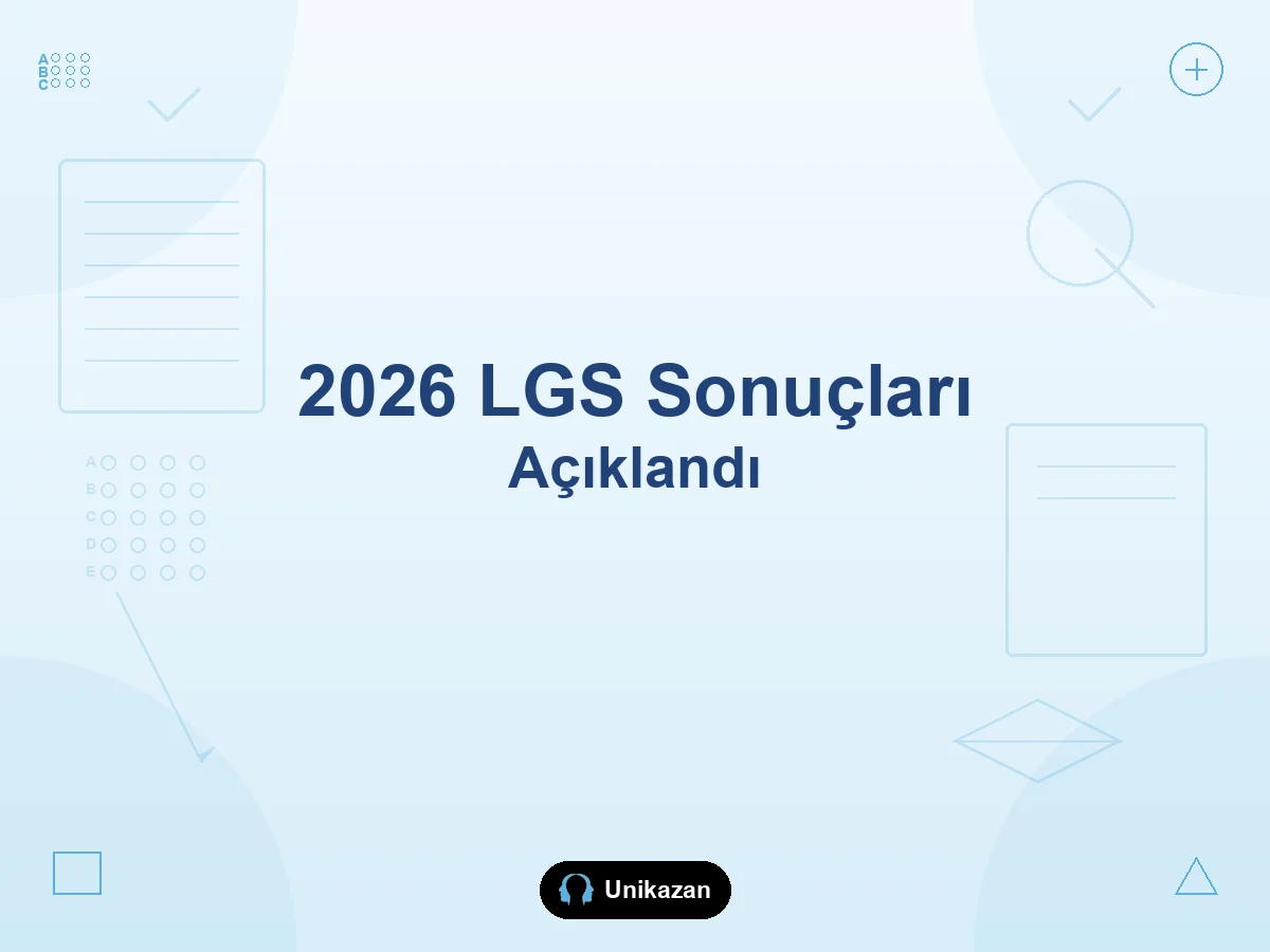 2026 LGS sonuçları açıklandı — MEB sonuç sorgulama ekranı, puan ve tercih süreci rehberi