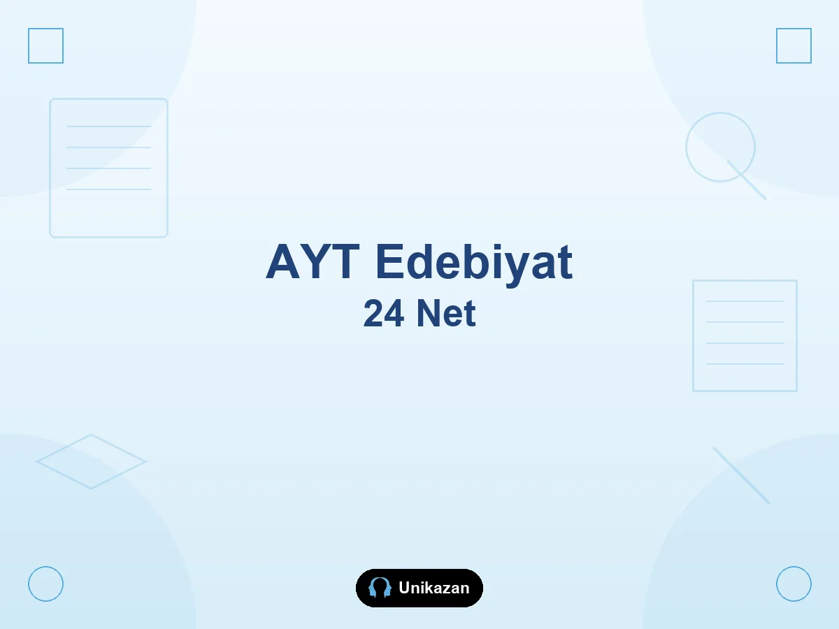 AYT edebiyat nasıl fullenir — anlam, dönem, şiir ve deneme sırası