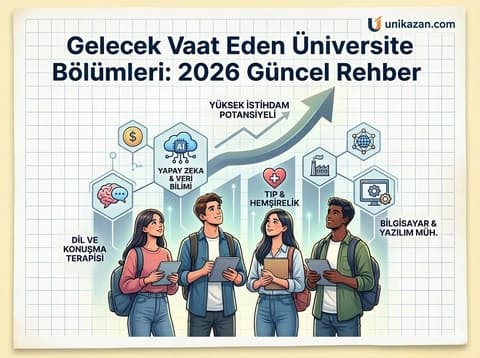 Gelecek vaat eden üniversite bölümleri 2026 rehber görseli