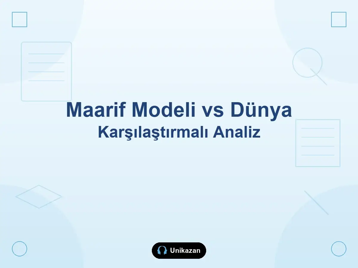 Maarif Modeli vs Finlandiya Singapur Uluslararası Bakalorya — karşılaştırmalı analiz değer beceri ölçme