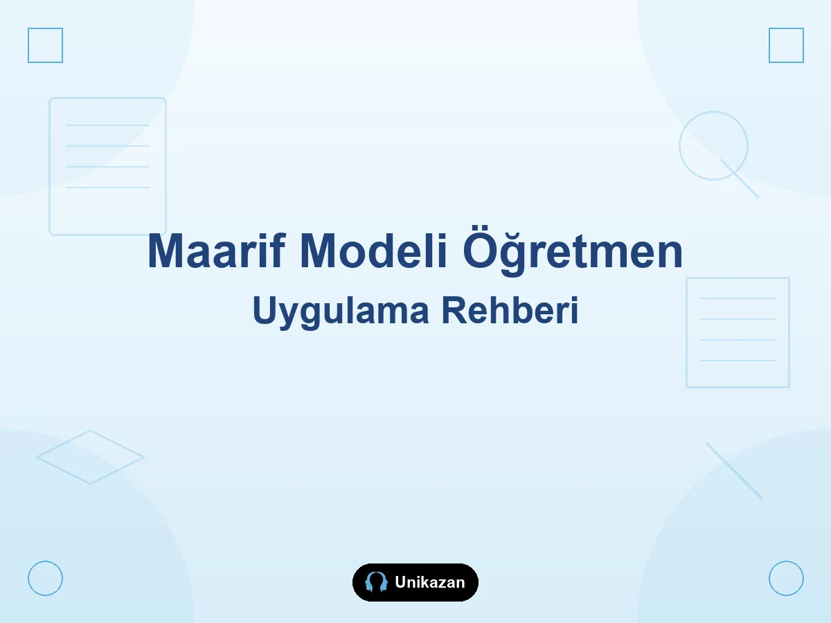 Öğretmenler için Türkiye Yüzyılı Maarif Modeli uygulama rehberi — planlama ve sınıf adımları
