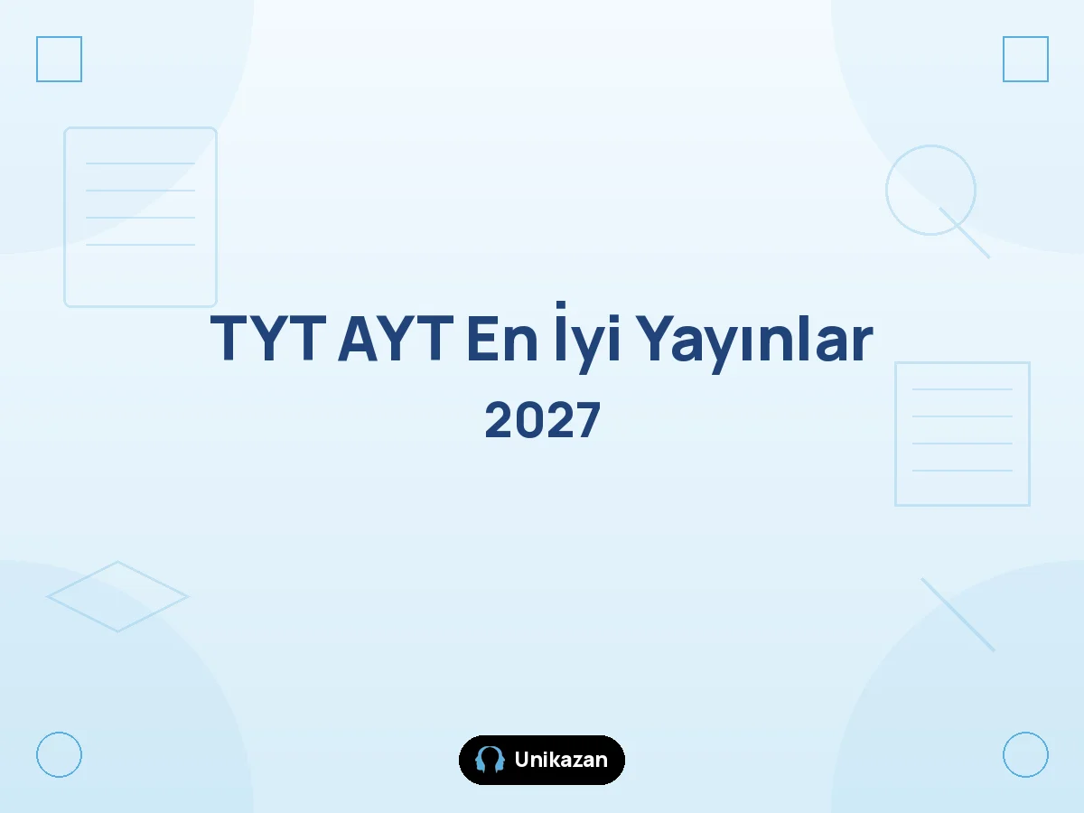 2027 TYT ve AYT en iyi yayınlar — net aralığına göre kolaydan zora soru bankası rehberi