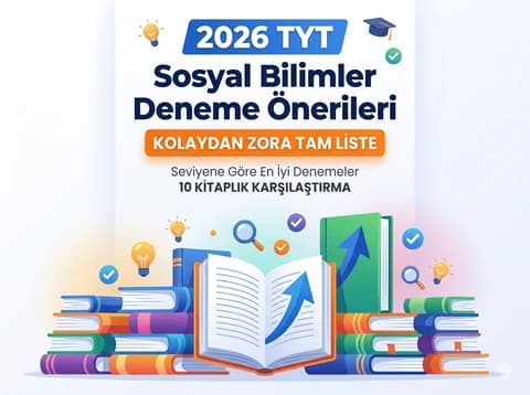 TYT Sosyal Bilimler branş denemesi seçimi için seviye rehberi görseli
