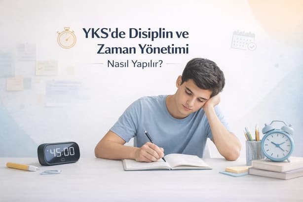 YKS'de disiplin ve zaman yönetimi nasıl yapılır rehber