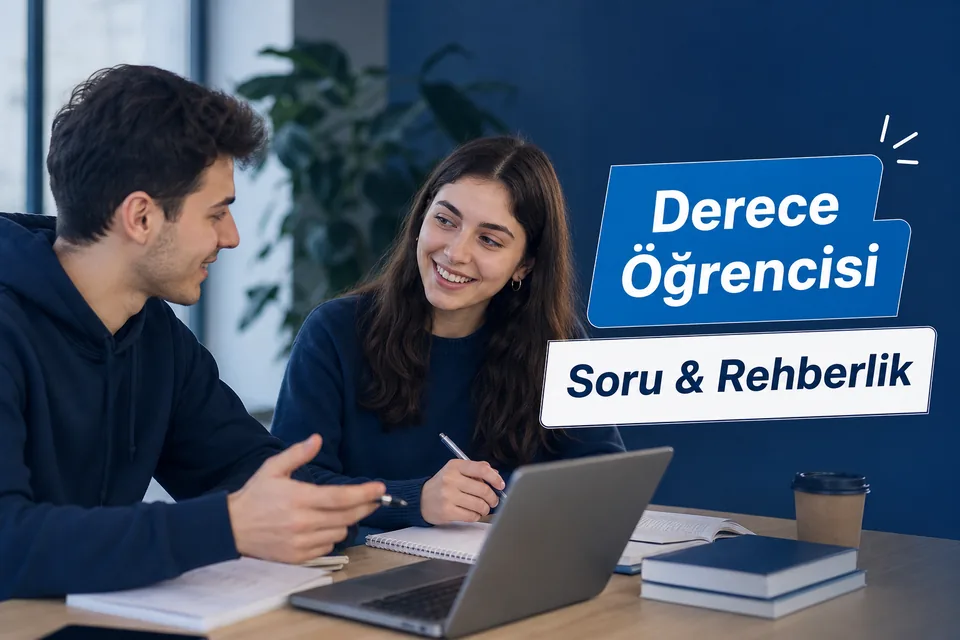 Ünikazan derece öğrencisine soru sorma ve YKS rehberlik desteği